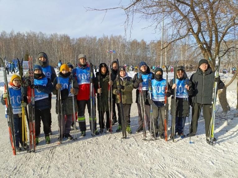 Второй этап соревнований по лыжным гонкам