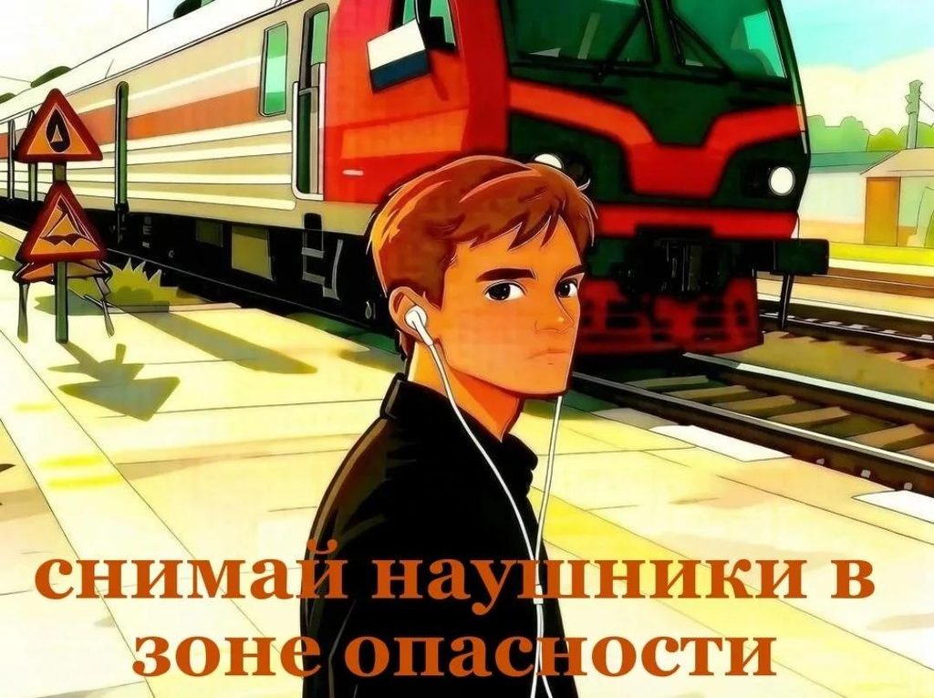 Оставайся за линией безопасности!